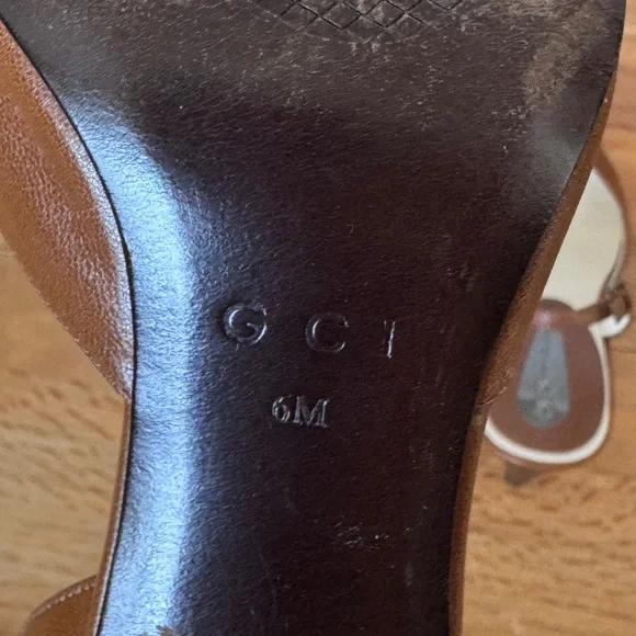 GCI‎ Collection Elegant Brown  Sling back pumps - Picture 4 of 5